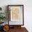 Solid wood simple photo frame