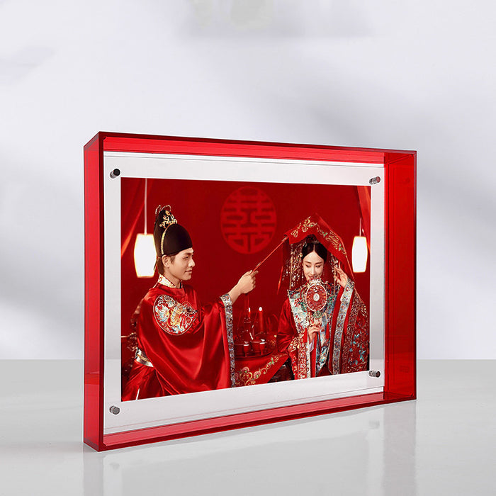 Acrylic Photo Frame Transparent Colorful Picture Frame