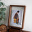 Solid wood simple photo frame